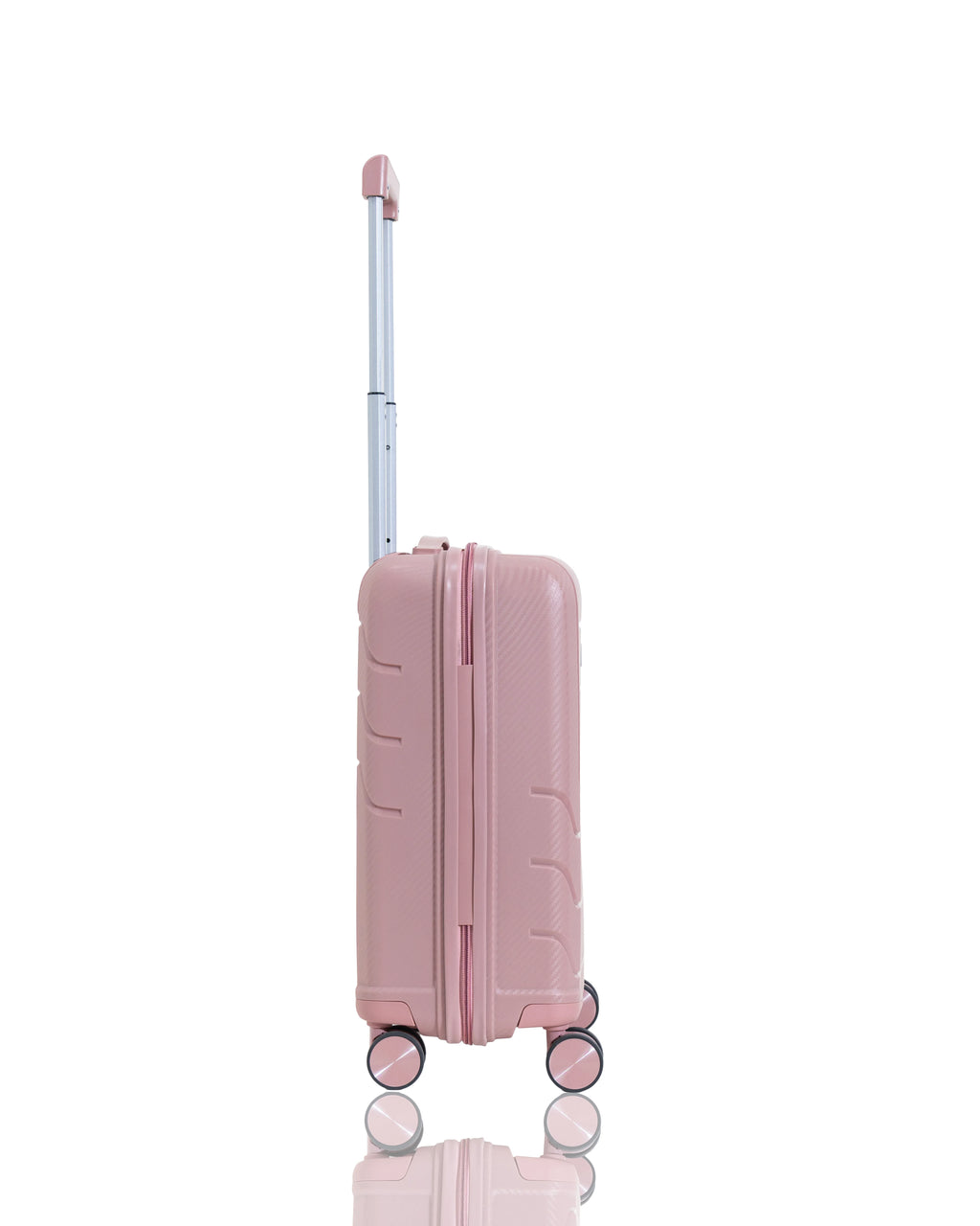 Rainox Parish Series – 20 Inch Rose Gold Pink Cabin Trolley Bag