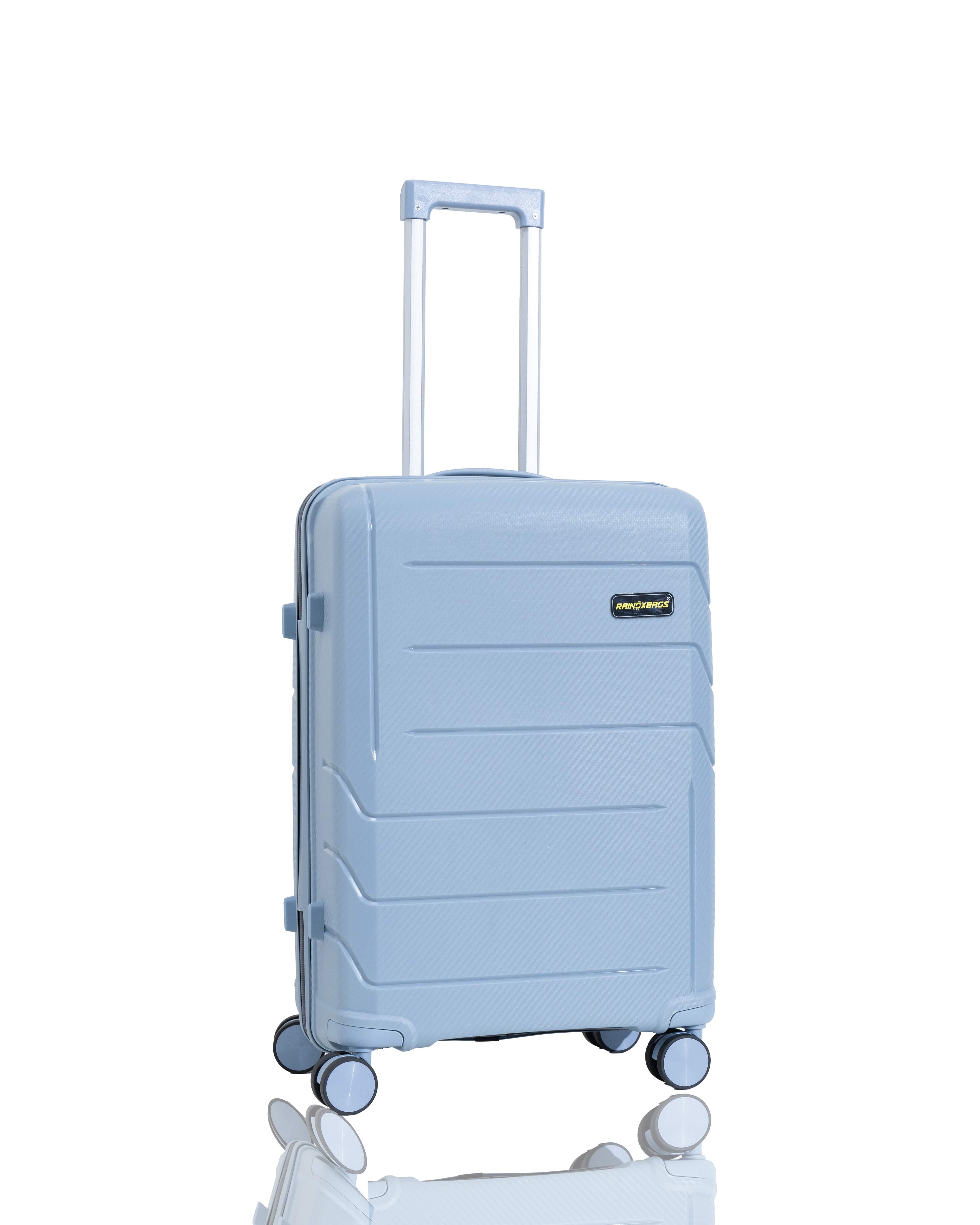 Rainox Parish Series – 24 Inch Light Sky Blue Travel Luggage