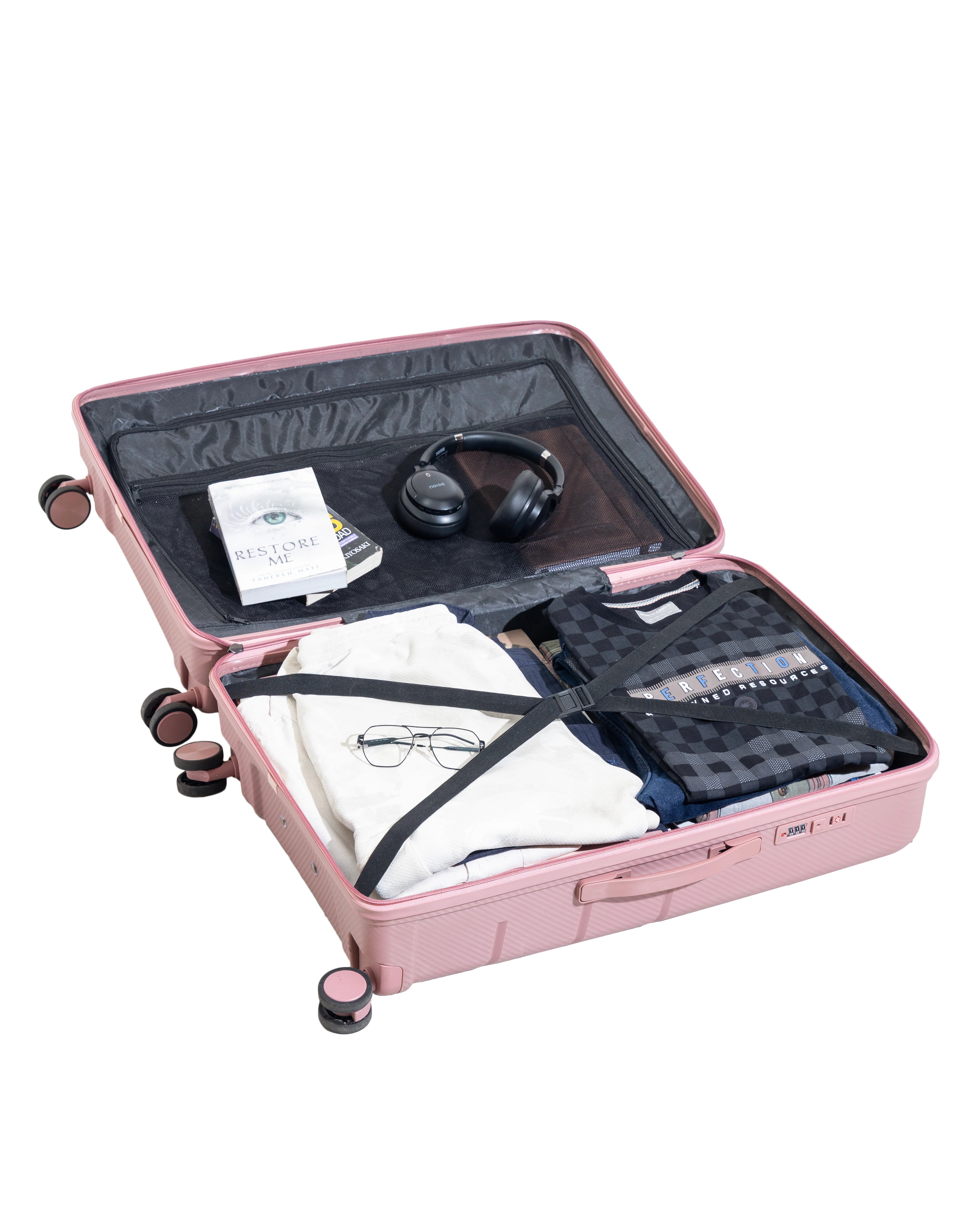 Rainox Parish Pink – 28 Inch Rose Gold Check-in Luggage