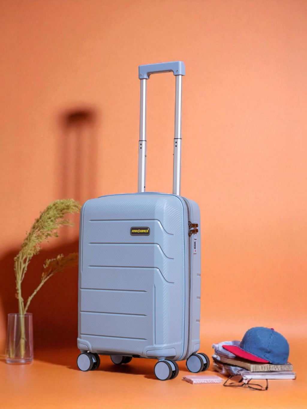 Rainox Parish Series – 20 Inch Light Sky Blue Cabin Trolley