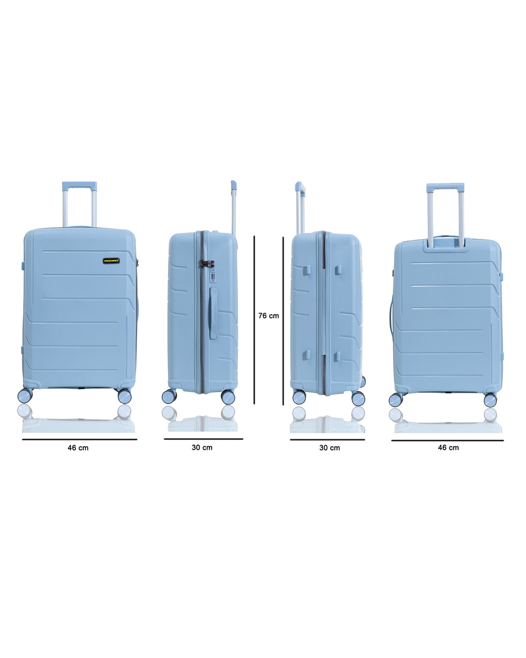 Rainox Parish Series – 28 Inch Light Sky Blue Check-in Luggage